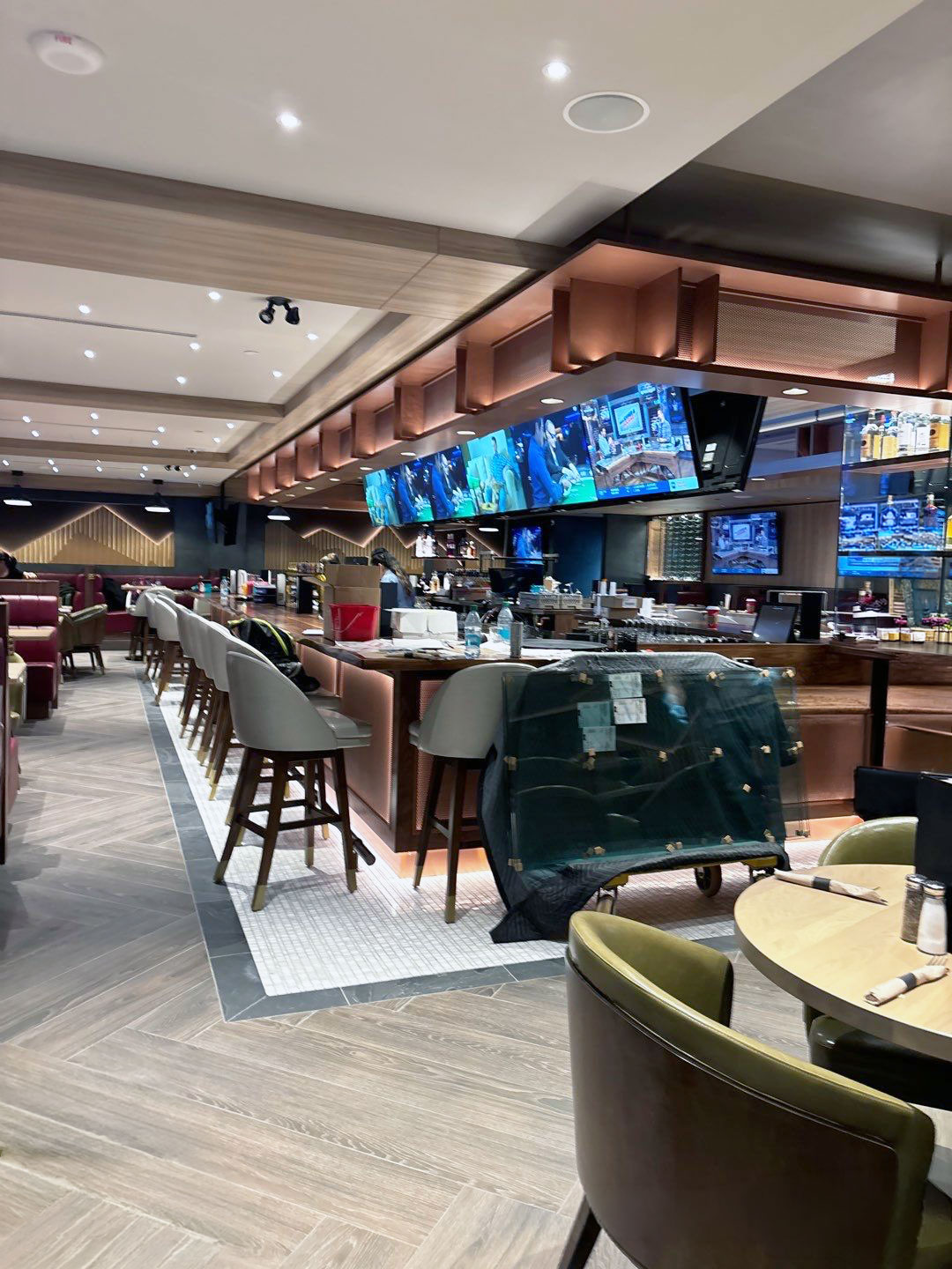 Renovation project at White Spot Vancouver Airport